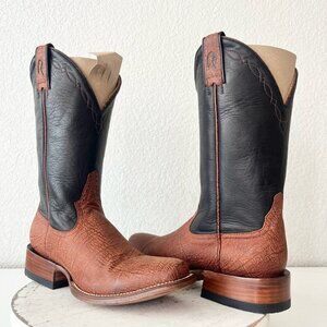 Rod Patrick Womens Cowboy Boots 8.5B Brown Alabama Kangaroo Western Cowgirl